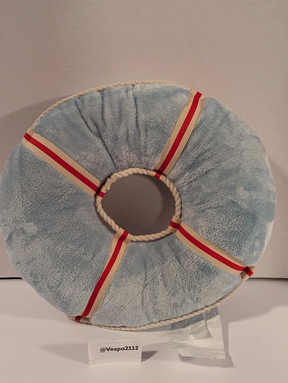Target Bullseye Playground Summer Pillow Life Preserver Round Beach Nautical